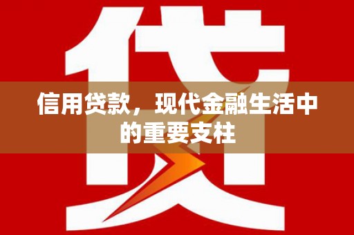 五股信用贷款，现代金融生活中的重要支柱