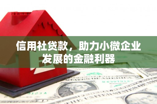五股信用社贷款，助力小微企业发展的金融利器