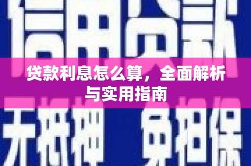 五股贷款利息怎么算，全面解析与实用指南