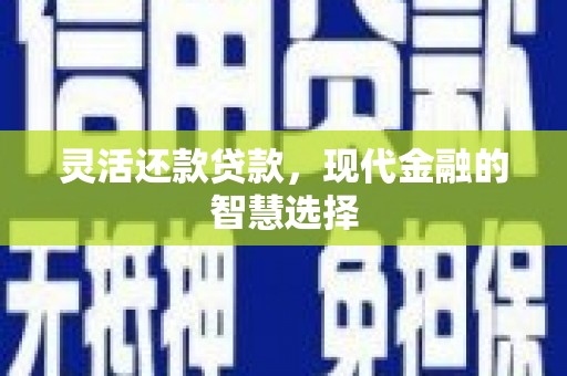 五股灵活还款贷款，现代金融的智慧选择