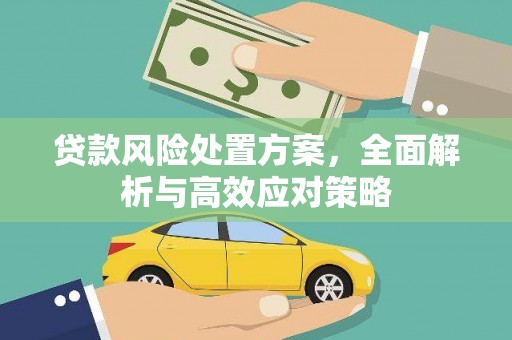 五股贷款风险处置方案，全面解析与高效应对策略
