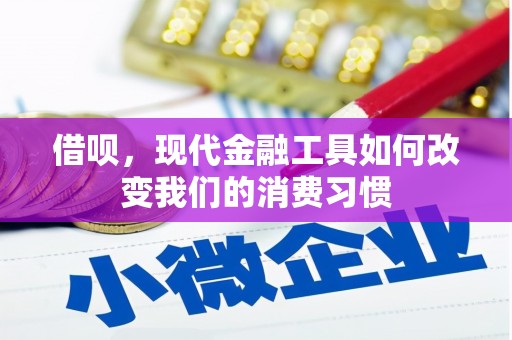 五股借呗，现代金融工具如何改变我们的消费习惯
